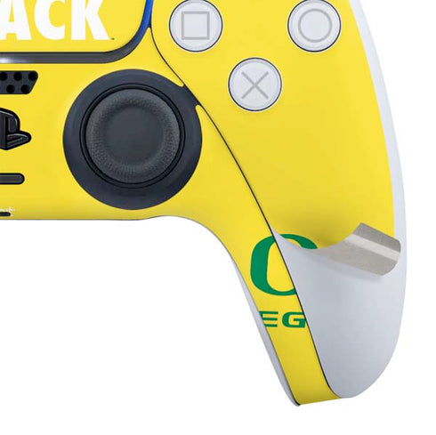University of Oregon Quack Attack PS5 Controller Skin